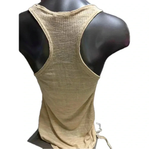 Athleta linen cotton blend racer back with tie sides - Picture 3 of 5